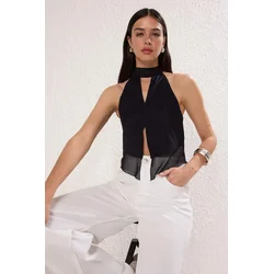 Trendyol Milla Ženska bluza Tprss25Bz00053, Crna
