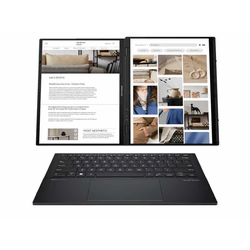 ASUS laptop ZenBook Duo UX8406MA-PZ051W/Win11 Home/14OLED WQXGA/U9-185H/32GB/2TB SSD/futrola/siva