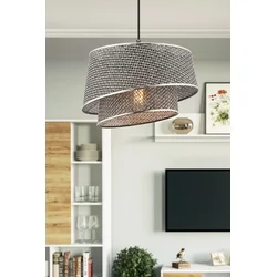 Opviq Luster Barette Hazeran, 32x32cm, Crno-srebrne boje