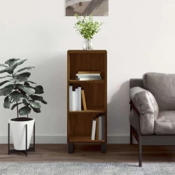 Komoda boja smeđeg hrasta 34,5x32,5x90 cm od konstruiranog drva