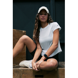 Trendyol White Reflector Print Detailed Knitted Sports T-Shirt