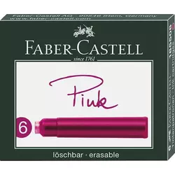 Patrone mastila u roze boji 6 kom (patrone Faber-Castell)