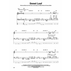 BLACK SABBATH BASS PLAY ALONG + AUDIO ACC.
