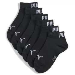 Puma Quarter Socks Youth (3-pack), Black, Size 39-42, Shop