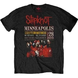 Slipknot Majica Minneapolis 09 Unisex Black S