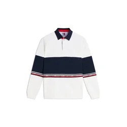 Tommy Jeans Majica  mornarska / rdeča / bela