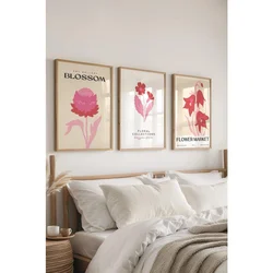 Č-300387 - 5070 Višebojni Set Dekorativnih Slika (3 Komada)