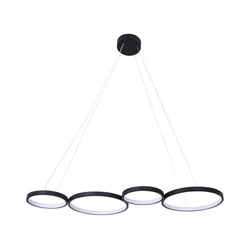 LED luster na sajli FLAMENCO LED/42W/230V 4000K crna