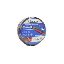 GEKO G73694 Armirana vrtna cev BLACK&RED 1/2 50m