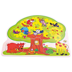 Bino 88199 Puzzle vesele živali