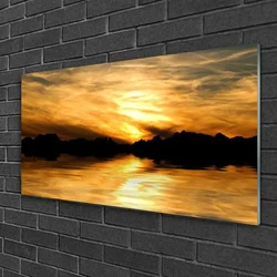 tulup.si Slika na steklu Abstrakcija graphics 100x50 cm 2 obešalnika