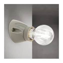 Orion - Zidno svetlo FROST 1xE27/60W/230V sivo