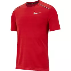 Nike M NK DRY MILER TOP SS, muška majica za trčanje, crvena