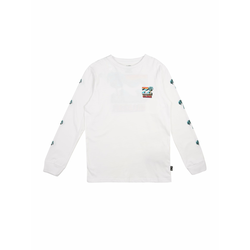 BILLABONG Tehnička sportska majica, bijela / tirkiz / narančasta / roza / crna