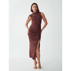 BWLDR Obleka ETERNITY DRESS rjava