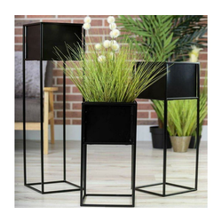 Stalak za cveće 70 x 24 cm, crni