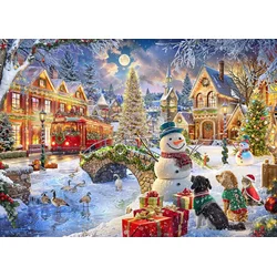 BlueBird - Puzzle Villa Christmas - 500 kosov