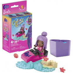 Mattel Mega Bloks Barbie - Mikro lutka za plažo (HHP87)