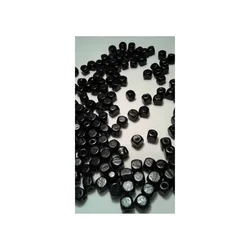 Drvena perla kocka 8 mm crna