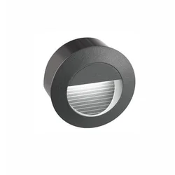 KRYPTON VANJSKA ZIDNA SVJETILJKA LED 3W/3000K/270lm/IP54/TAMNO SIVA