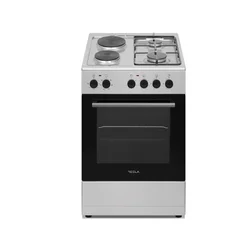 Tesla CM5220SW Kombinovani šporet, Rerna 43 l, 7,6 kW, Beli