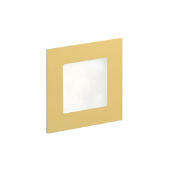 LDST AN-01-SZ-BZ9 - LED svetlo za stepenište ANGEL 9xLED/1,2W/230V zlatna 6500K