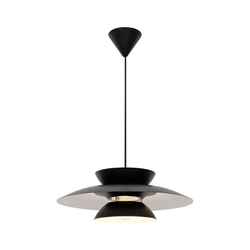 Nordlux - Luster na sajli CARMEN 1xE27/40W/230V crna