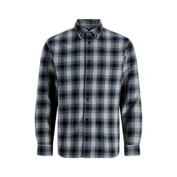 JACK & JONES Srajca JPRBluharvey temno modra / svetlo siva