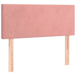 Vidaxl Posteljno vzglavje roza 100x5x78/88 cm žamet