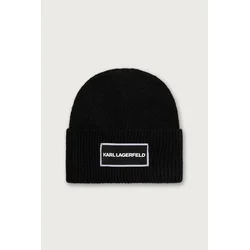 Karl Lagerfeld beanie kapa z dodatkom volne