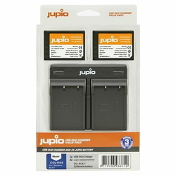 Jupio Komplet 2x baterija BLX-1 2280mAh + dvojni polnilec USB za sistem OM