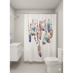 Zavesa za kupatilo 3D