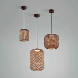 Bover Nans S/21 LED zunanja viseča svetilka, rjava - Dizajn - grafitno rjava, rjava - Plastika