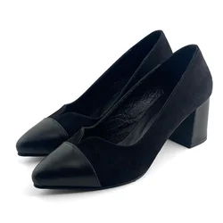 Mona Shoes Ženske cipele, Kožne, Crne