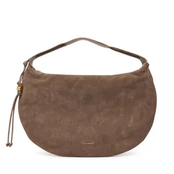 Ročna torba Coccinelle VCB Coccinellethess Suede Bim E1 VCB 13 01 01 Temno bež