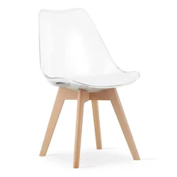 BE Stol MARK - prozorne/naravne noge x 1