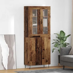 Highboard Staro drvo 69,5 x 34 x 180 cm Konstruirano drvo