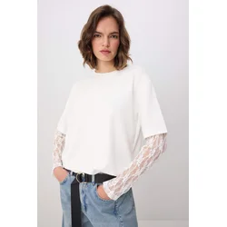 Trendyol Milla ženska majica Twoss26Ts00191, ecru