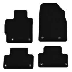Črne velurne talne obloge BASIC za: Mazda CX-7 SUV (2006-2009)