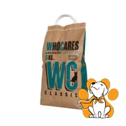 Who Cares Posip Za Mačke Upijajući Classic Natural, 5Kg, Prirodna Apsorpcija