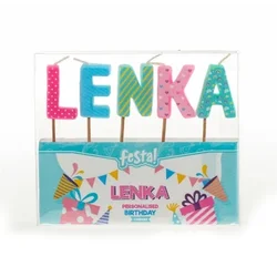 Festa natalis rođendanska svećica - odaberite ime lenka ( 724046 )