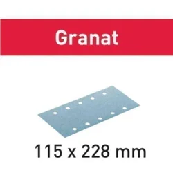 Brusni list Granat STF 115X228 P400 GR/100 kos