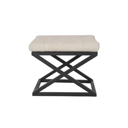 Atelier del Sofa Tabure 50x42x40cm, Crno-Belo