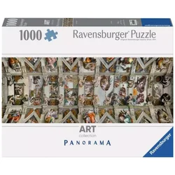 Ravensburger puzzle (slagalice) - 1000pcs Panorama Michelangelo Sikstinska kapela RA12000042