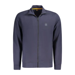 BOSS MEN'S ZIP-UP SWEATSHIRT BLUE