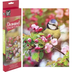 Grafix Diamantna slika Tit na veji 30x30cm