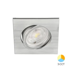 Braytron LED spot svetiljka BRY- G3-7W-SQR-SIVA-3U1
