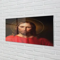 tulup.si Steklena slika Jezus 120x60 cm 2 obešalnika