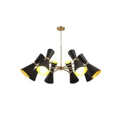 VESTA 230 LUSTER 8*E14 BLACK/GOLD