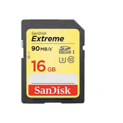 SANDISK Extreme SDHC 16GB UHS-I U3 - SDSDXNE-016G-GNCIN SDHC, 16GB, UHS U3